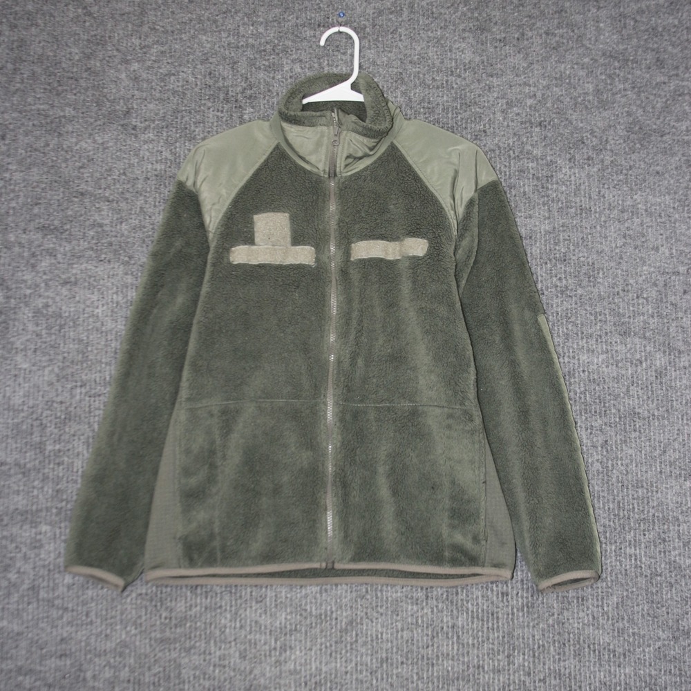Peckham Military Fleece‎ Jacket Mens S Green Gen III ECWCS L3 Tactical Cold
